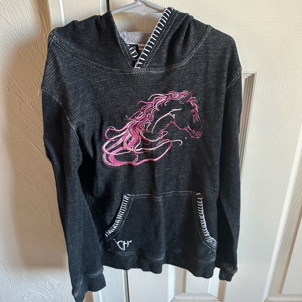Girls Cowgirl Hardware Pullover